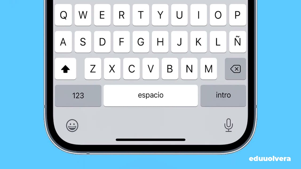 Nuevo Teclado de iPhone en Android 2024 Eduuolvera