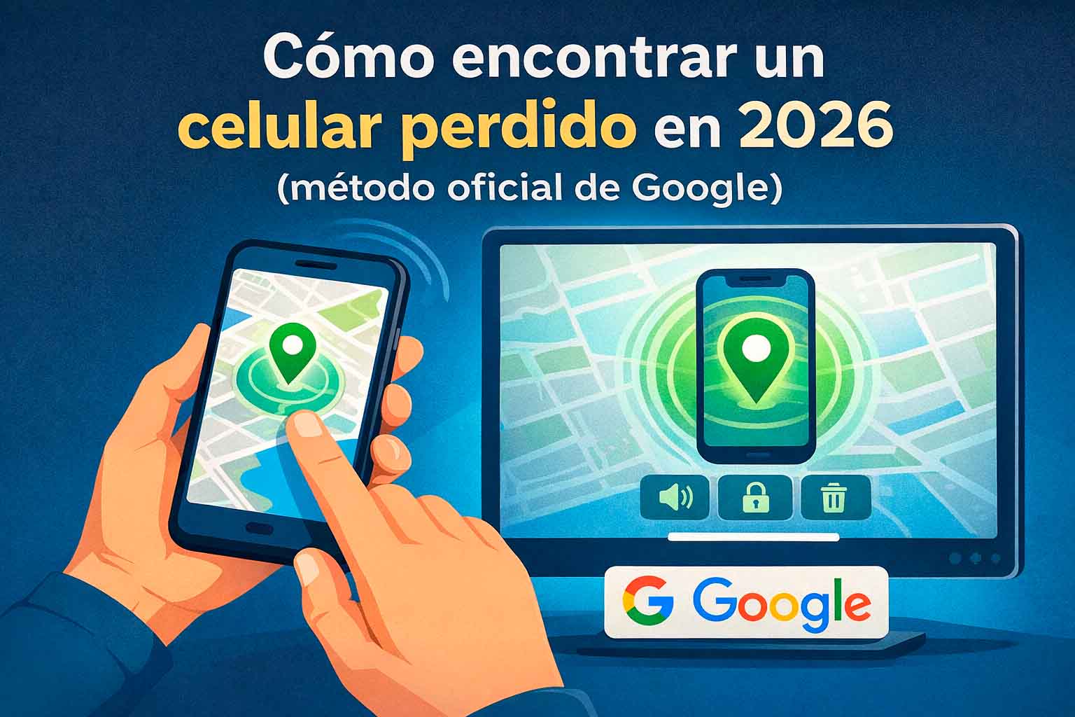 Cómo encontrar un celular perdido en 2026 (Método Oficial de Google ...